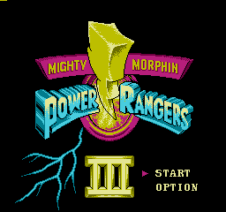 Power Rangers III (Unl)